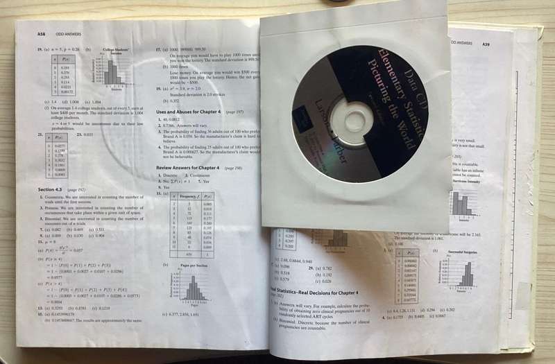 Elementary Statistics: Picturing the World by Larson et al. (Hardcover, 2nd Ed.)