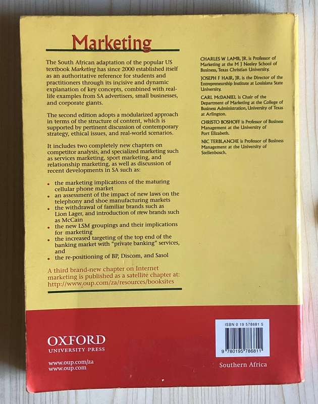 Marketing by Boshoff et al. (Paperback, 2nd SA Edition)