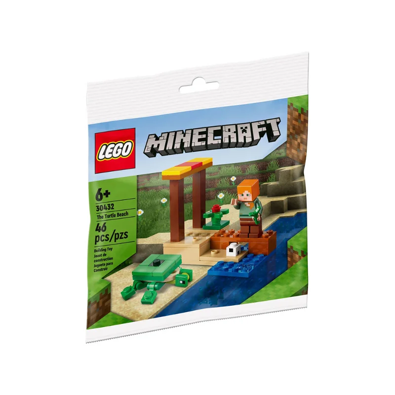 LEGO® Minecraft - The Turtle Beach Polybag (30432)