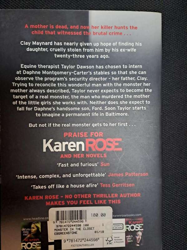 Monster in the Closet - Karen Rose