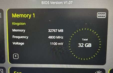 KINGSTON 32GB 4800MHz DDR5 Laptop Memory