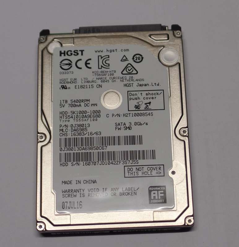 Hitachi 1TB Laptop HDD