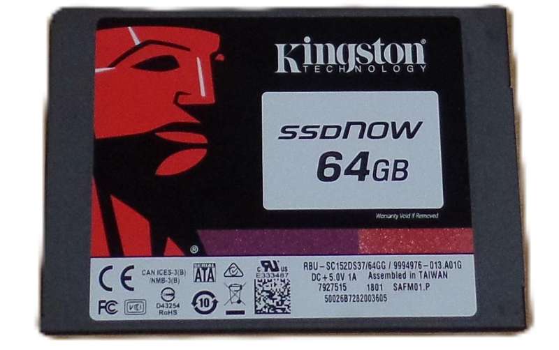 KINGSTON 64GB 2.5` SSD