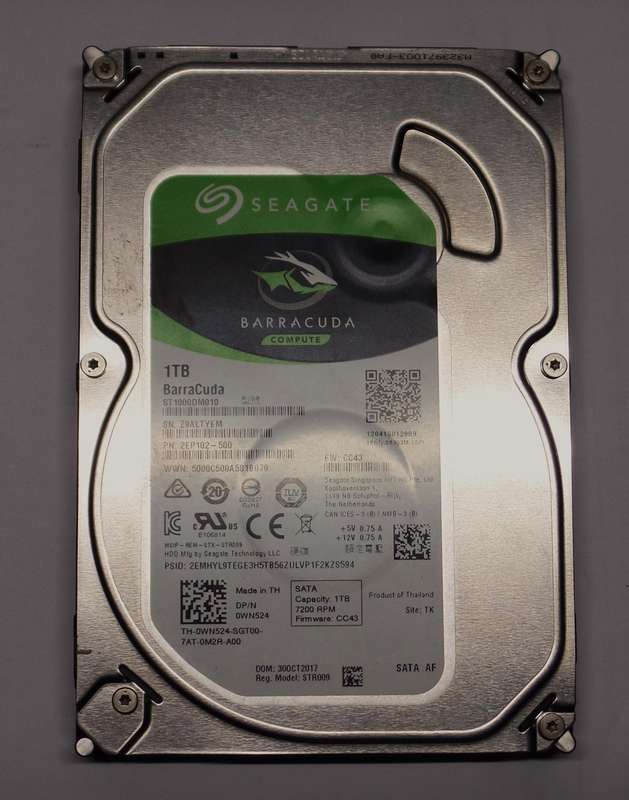 Seagate Barracuda Compute 1TB Desktop HDD
