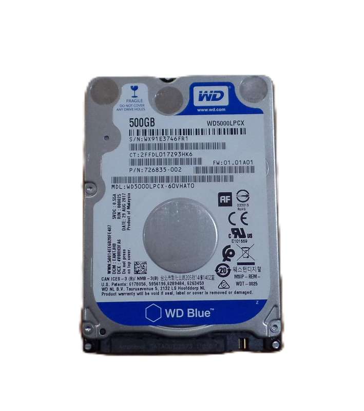 WD Blue 500GB 2.5` HDD