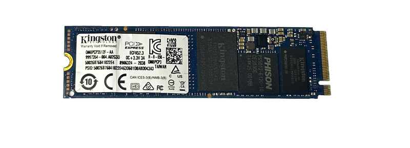 KINGSTON 512GB m.2 2280 PCIe SSD