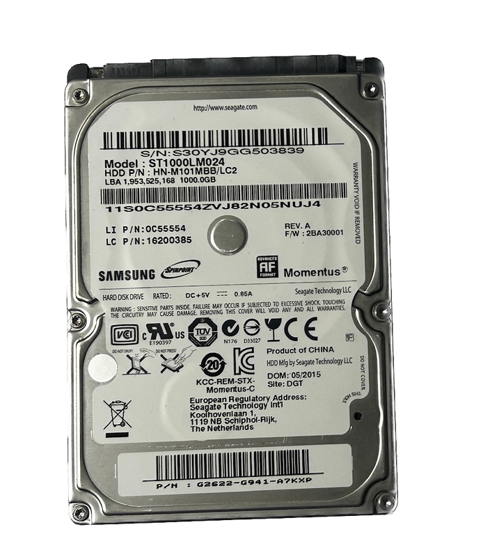 Samsung 1TB Laptop HDD