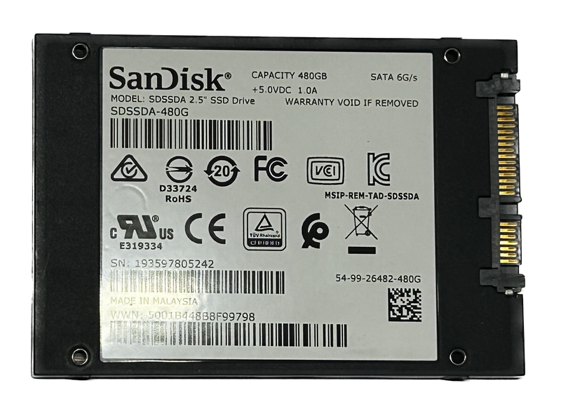 Sandisk 480GB 2.5` SSD
