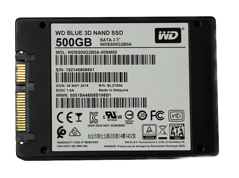 WD Blue 500GB 2.5" SSD