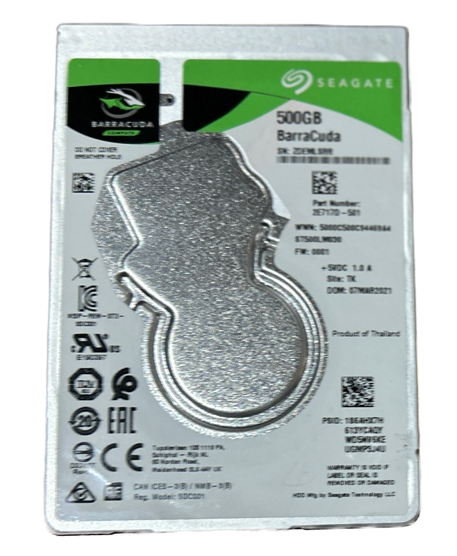 Seagate Barracuda Compute 500GB Laptop HDD *POWER ON TIME 3 DAYS*