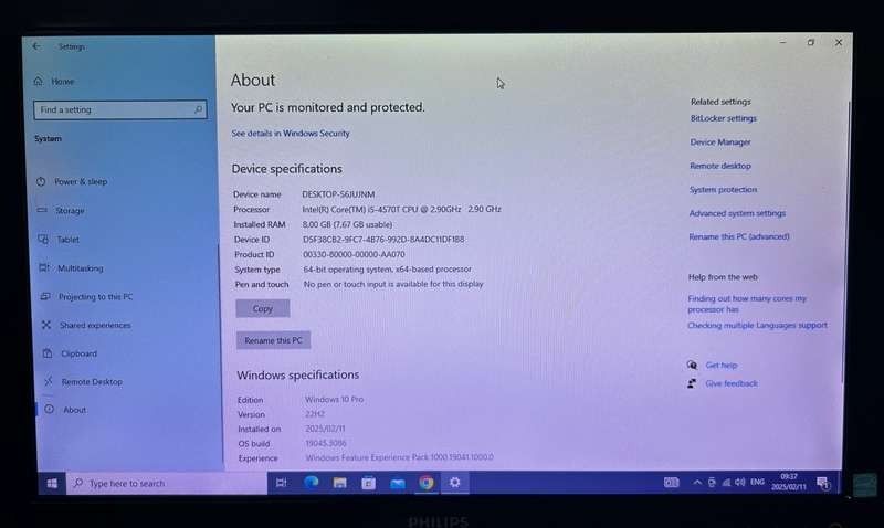 Lenovo M93 Tiny Core i5 4th Gen PC 256GB SSD 8GB RAM *HDMI*