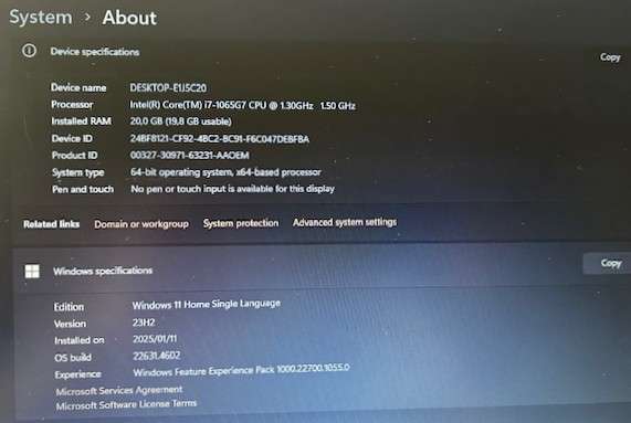 Lenovo Ideapad S145 Core i7 10th Gen 512GB NVMe 500GB HDD 20GB RAM WIN 11 *SEE FULL DESCRIPTION*