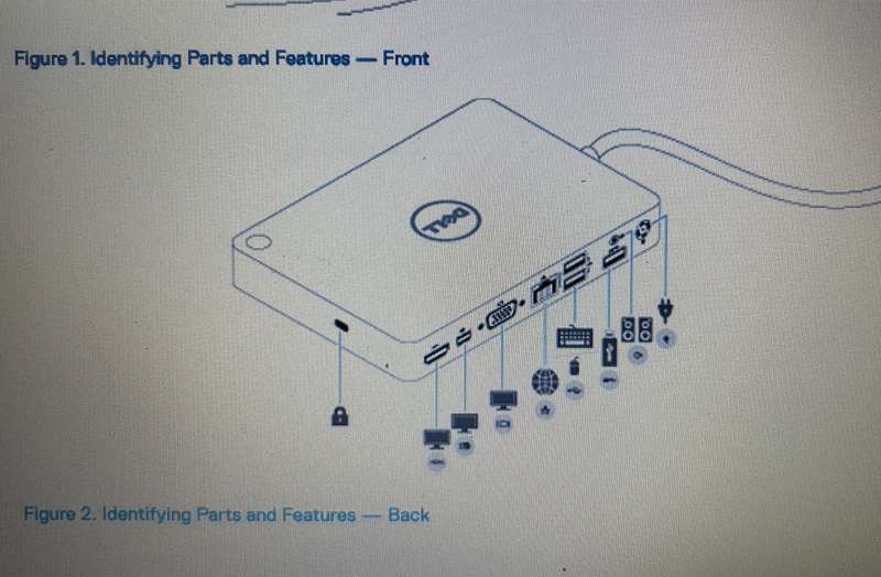 Dell WD15 Docking Station with 180W Adapter