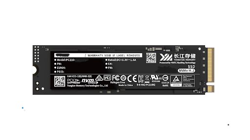YMTC PC005 256GB M.2 2280 PCIe NVMe SSD