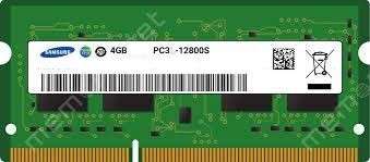 SAMSUNG 4GB 2Rx8 PC3 12800S Laptop Memory