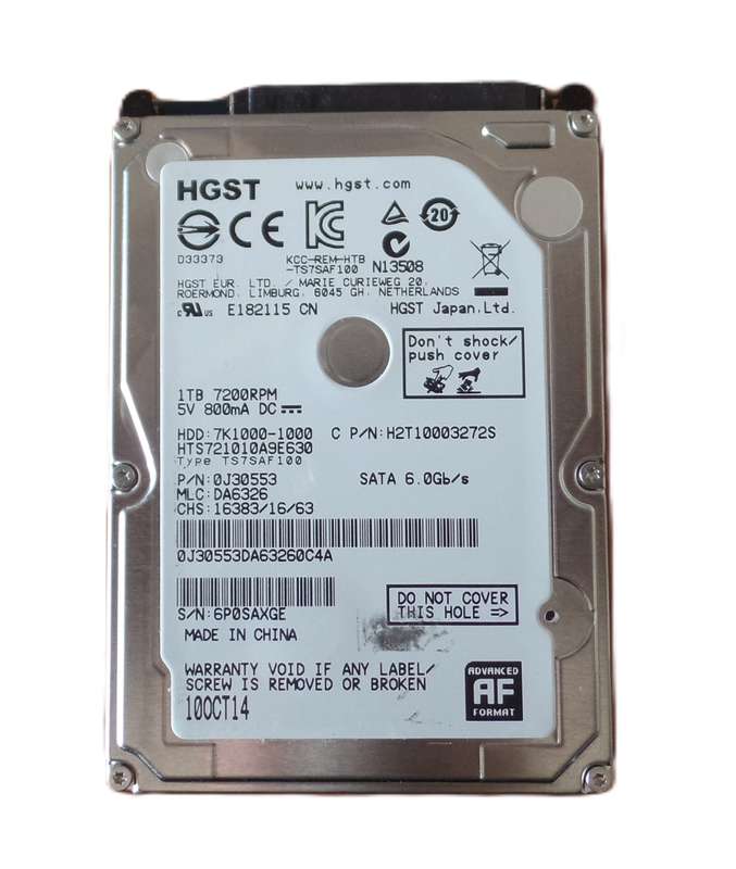 Hitachi 1TB Laptop HDD