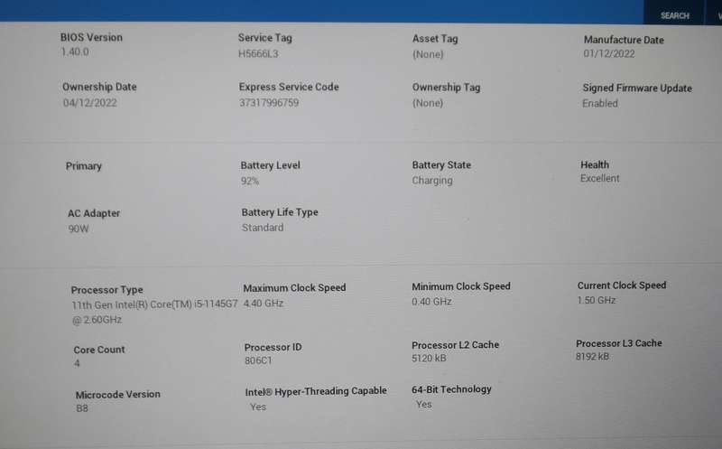 Dell Latitude 5420 Core i5 11th Gen 512GB SSD 16GB RAM Windows 11 Pro