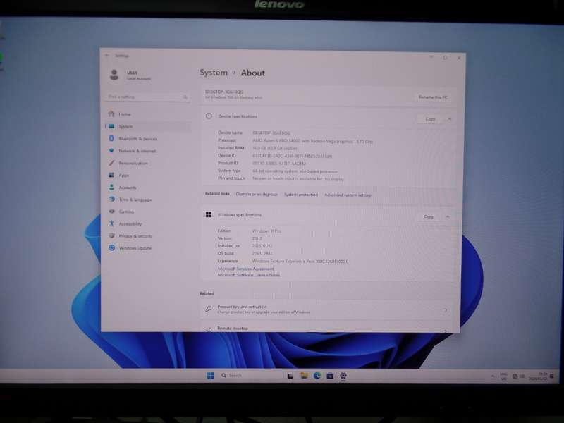 HP EliteDesk 705 G5 Desktop Mini AMD Ryzen 5 Pro 3400 1TB SSD 16GB RAM