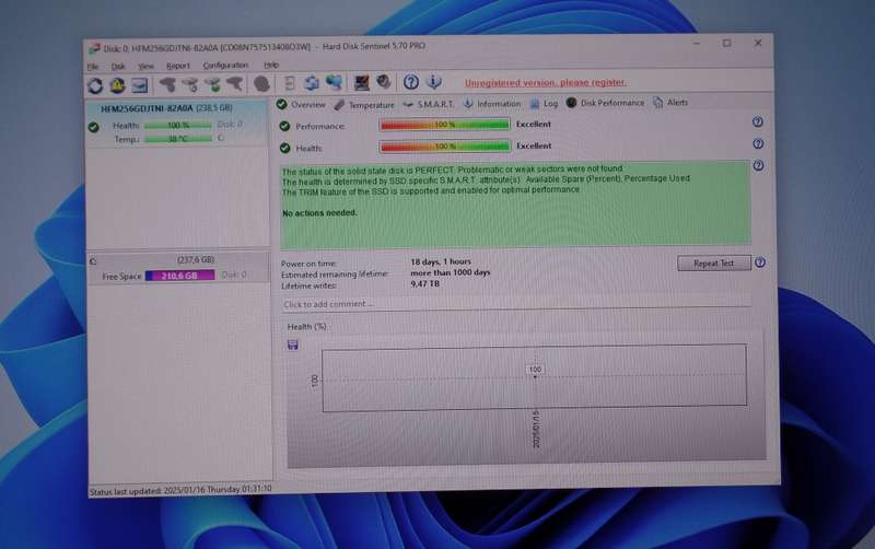 HP EliteDesk 705 G5 Desktop Mini AMD Ryzen 5 Pro 3400 256GB SSD 16GB RAM