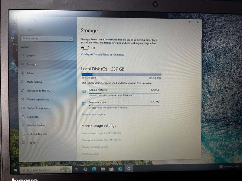 Lenovo Thinkpad T450s Core i7 V-pro 5th Gen 256SSD 8GB RAM Win 10 Pro