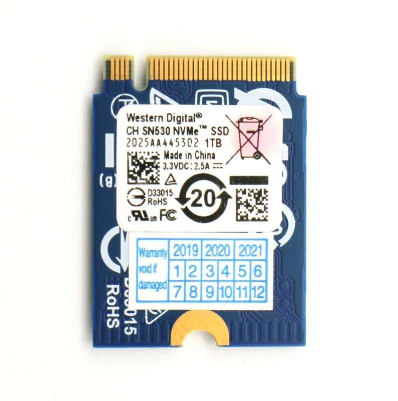 Western Digital CH SN530 1TB m.2 2230 SSD *READ FULL DESCRIPTION*