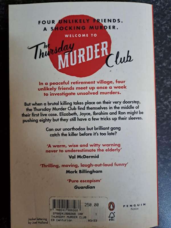 The Thursday Murder Club - Ricahrd Osman
