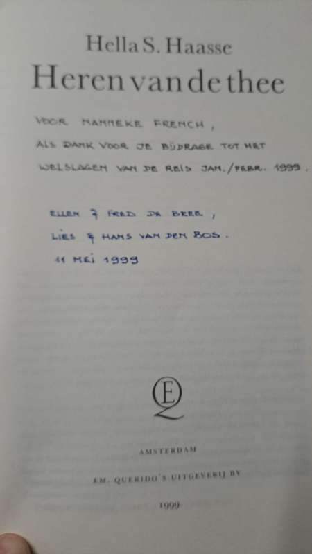 Heren Van De Thee - Hella Haasse