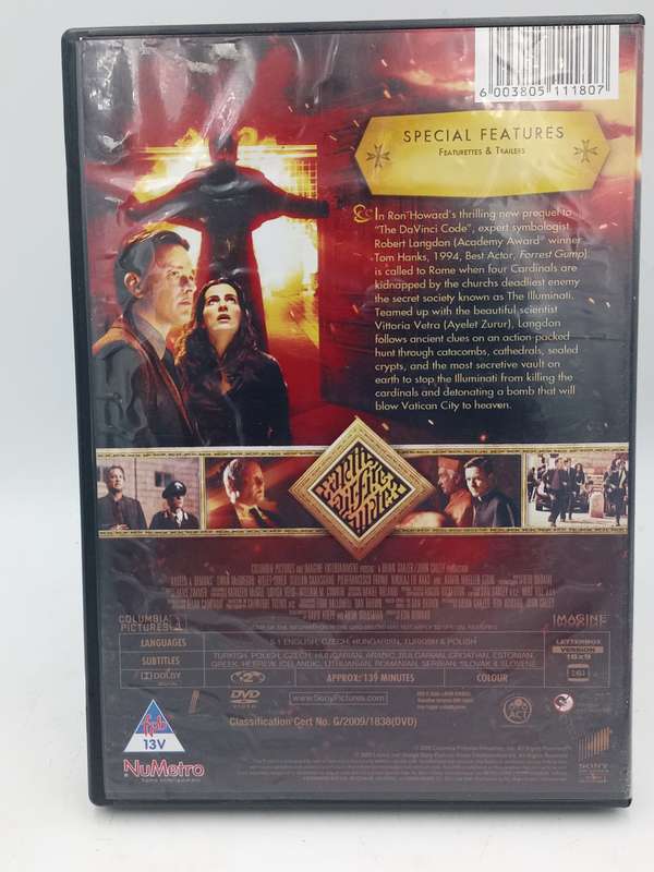 Angels & Demons DVD - Tom Hanks