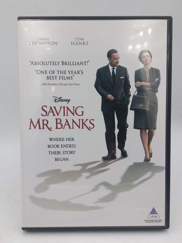 Saving Mr. Banks DVD - Emma Thompson & Tom Hanks