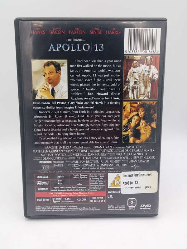 Apollo 13 DVD - Tom Hanks