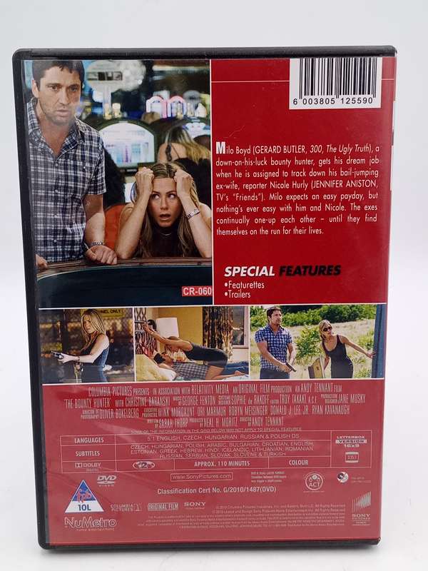 The Bounty Hunter DVD - Jennifer Aniston & Gerard Butler