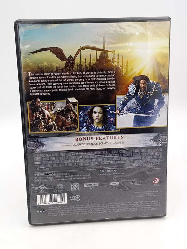 Warcraft The Beginning DVD