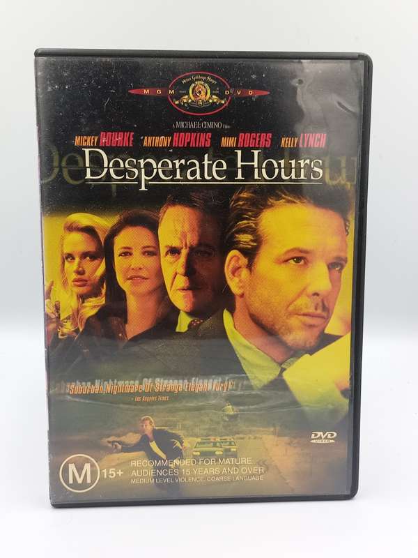 Desperate Hours DVD - Mickey Rourke, Anthony Hopkins