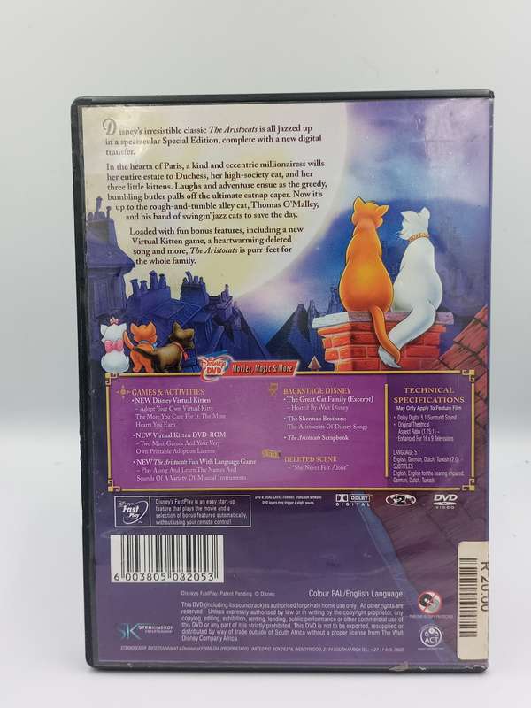 The Aristocats DVD