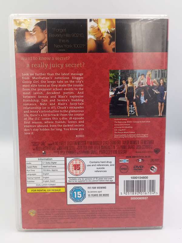 Gossip Girl Season 1 DVDs