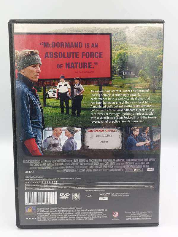 Three Billboards Outside Epping, Missouri DVD