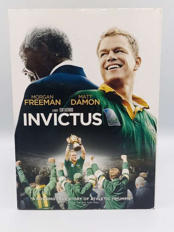 Invictus DVD - Morgan Freeman & Matt Damon