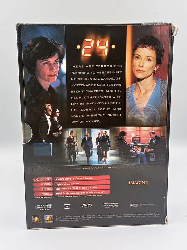 24 Season 1 DVDs - Keifer Sutherland