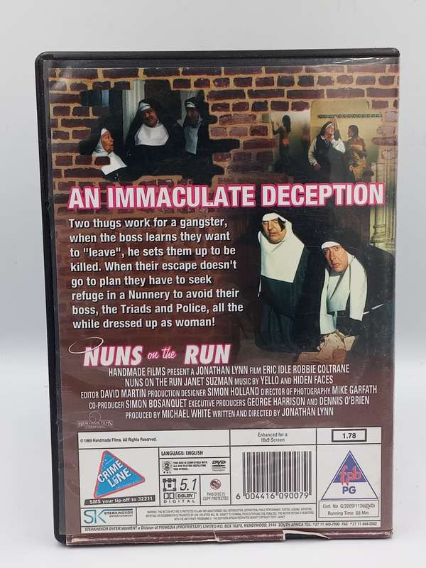Nuns on the Run DVD - Brian Hope & Charlie McManus