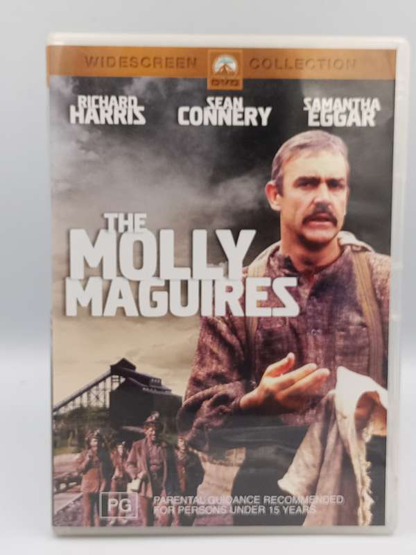 The Molly Maguires Region 4 DVD - Richard Harris, Sean Connery & Samantha Eggar