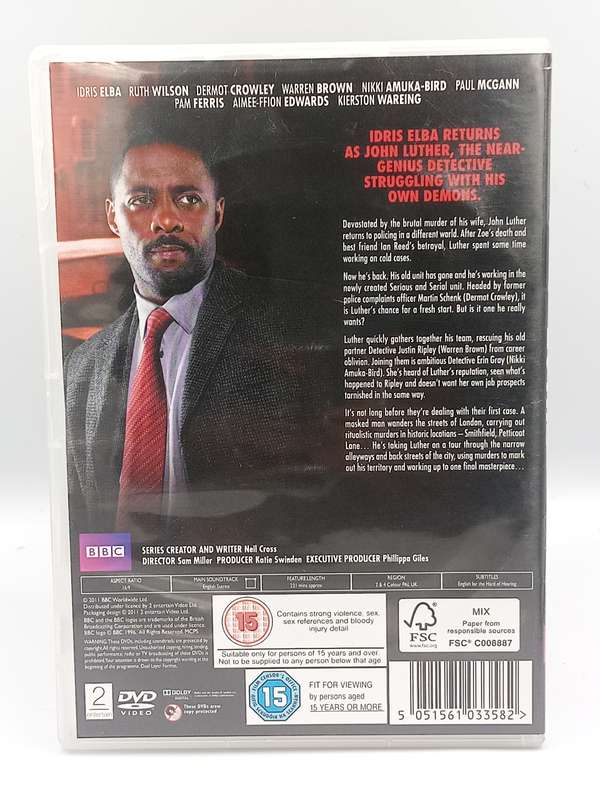 Luther Series 2 DVDs - Idris Elba
