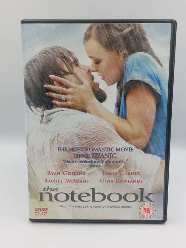 The Notebook DVD - Ryan Gosling, James Garner, Rachel McAdams & Gena Rowlands