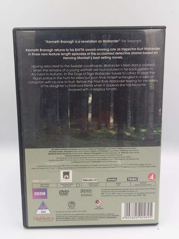 Wallander 3 DVDs - Kenneth Branagh