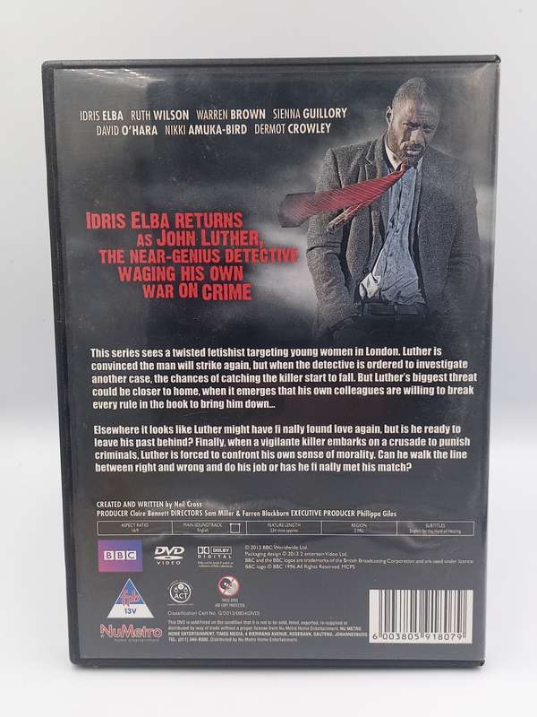 Luther Series 3 DVDs - Idris Elba