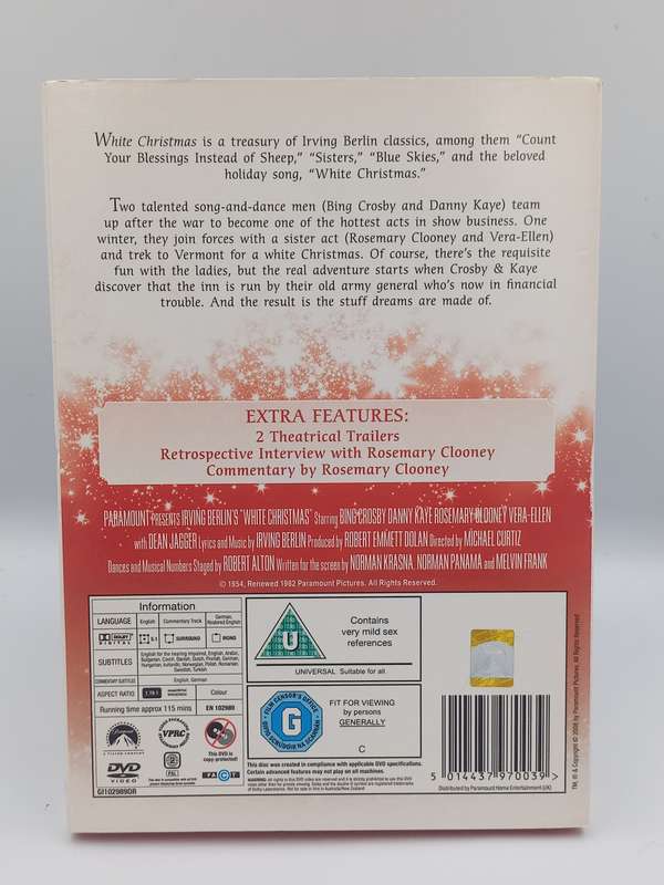 Irving Berlin's White Christmas (Bing Crosby, Danny Kaye, Vera-Ellen) DVD