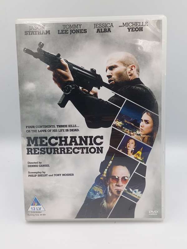 Mechanic Resurrection DVD - Jason Stratham, Tommy Lee Jones