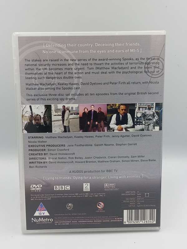 Spooks Series 2 DVDs