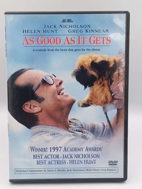 As Good as it Gets DVD - Jack Nicholson, Helen Hunt & Greg Kinnear