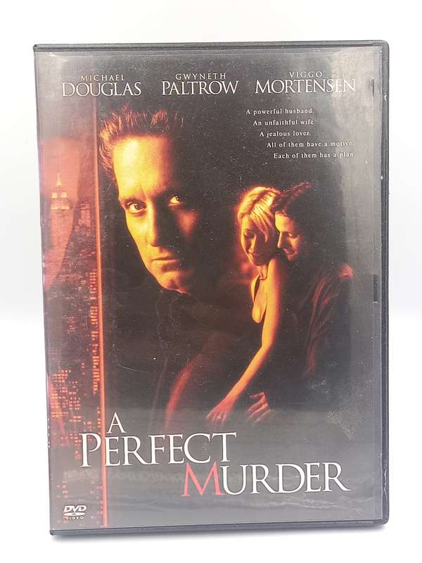 A Perfect Murder DVD - Michael Douglas, Gwyneth Paltrow & Viggo Mortensen