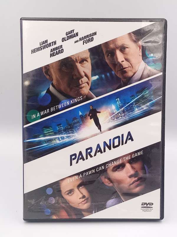 Paranoia DVD - Lam Hemsworth, Gary Oldman, Amber Heard & Harrison Ford